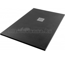 Поддон для душа Starohome Solid 1237838 140х90, черный матовый
