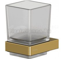 Стакан WHITECROSS Cubo CU2430GLB брашированное золото