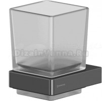 Стакан WHITECROSS Cubo CU2430GM оружейная сталь