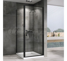 Душевой уголок Abber Sonnenstrand AG04080B-S90B 90x80, профиль черный, стекло прозрачное