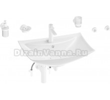 Комплект Wellsee Cerulean 201006800 глянцевый белый, матовый белый, 9 в 1