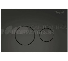 Кнопка смыва Teymi Lina T70103BM черный матовый