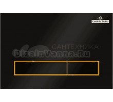 Кнопка смыва Lavinia Boho RelFix 38050801 матовый черный, золотой глянец