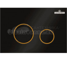 Кнопка смыва Lavinia Boho RelFix 38050803 матовый черный, золотой глянец
