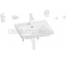 Комплект Wellsee FreeDom 201006810 глянцевый белый, матовый белый, 9 в 1