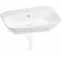 Накладная раковина Wellsee Eclatant 201001745 65, с сифоном и донным клапаном, глянцевый белый, матовый белый