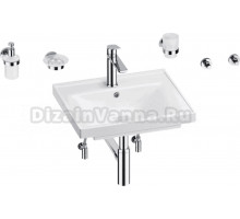 Комплект Wellsee FreeDom 201006831 глянцевый белый, хром, 9 в 1