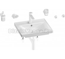 Комплект Wellsee FreeDom 201006835 глянцевый белый, матовый белый, 9 в 1