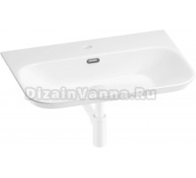 Накладная раковина Wellsee Eclatant 2.0 201001755 65, с сифоном и донным клапаном, глянцевый белый, матовый белый