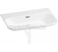 Накладная раковина Wellsee Eclatant 2.0 201001770 65, с сифоном и донным клапаном, глянцевый белый, матовый белый