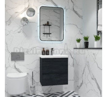 Мебель для ванной комнаты Art&Max Family-M 50 подвесная, hard coal