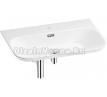 Накладная раковина Wellsee Eclatant 2.0 201001771 65, с сифоном и донным клапаном, глянцевый белый, хром