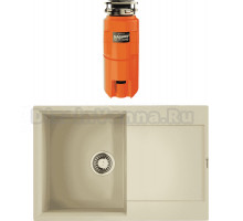 Комплект Мойка Omoikiri Daisen 78T-BE ваниль + Измельчитель Nagare slim 1250