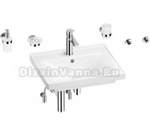 Комплект Wellsee FreeDom 201006891 глянцевый белый, хром, 9 в 1