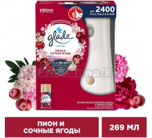 Освежитель воздуха Glade автоматический, пион и сочные ягоды