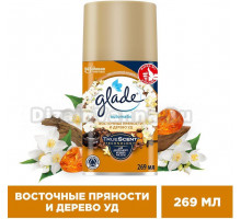 Освежитель воздуха Glade запасной балон, восточные пряности и дерево Уд