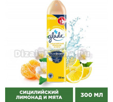 Освежитель воздуха Glade аэрозоль, сицилийский лимонад и мята