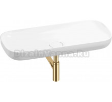 Комплект Wellsee Croquis 201001043 глянцевый белый, золото, 3 в 1