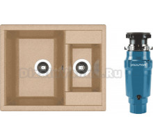 Комплект Мойка Dr. Gans Astra 620K терра + Измельчитель Paulmark Intenso I-400