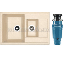 Комплект Мойка Dr. Gans Astra 760K латте + Измельчитель Paulmark Intenso I-400