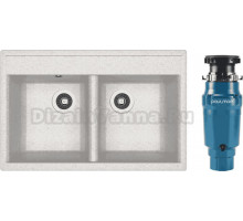 Комплект Мойка Dr. Gans Astra 780 серая + Измельчитель Paulmark Intenso I-400