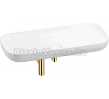 Комплект Wellsee Croquis 201001048 глянцевый белый, золото, 3 в 1