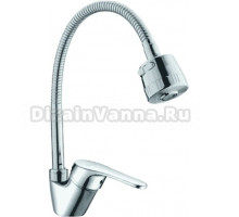 Смеситель для кухни D-lin D150309-T с гибким изливом, хром