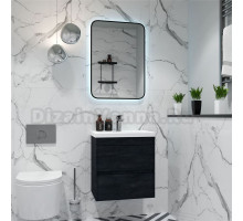 Мебель для ванной комнаты Art&Max Family-M 40 подвесная, hard coal