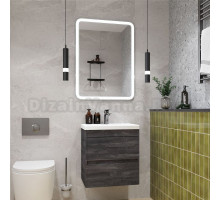 Мебель для ванной комнаты Art&Max Family-M 40 подвесная, iron stone