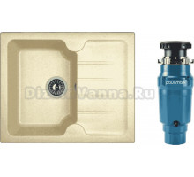 Комплект Мойка Dr. Gans Lora 620 дюна + Измельчитель Paulmark Intenso I-400