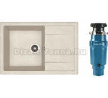 Комплект Мойка Dr. Gans Tekno 760 латте + Измельчитель Paulmark Intenso I-400