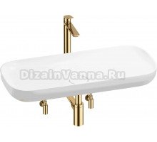 Комплект Wellsee Croquis 201004003 глянцевый белый, золото, 5 в 1