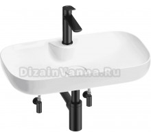 Комплект Wellsee Croquis 2.0 201004052 глянцевый белый, матовый черный, 5 в 1