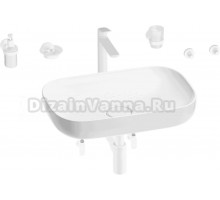 Комплект Wellsee Croquis 201005630 глянцевый белый, матовый белый, 9 в 1