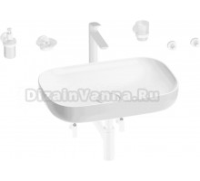 Комплект Wellsee Croquis 201005690 глянцевый белый, матовый белый, 9 в 1