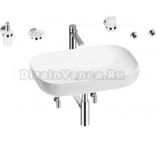 Комплект Wellsee Croquis 201005691 глянцевый белый, хром, 9 в 1