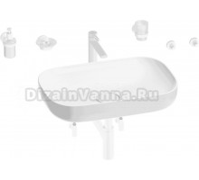 Комплект Wellsee Croquis 201005695 глянцевый белый, матовый белый, 9 в 1