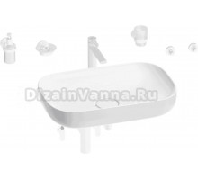 Комплект Wellsee Croquis 201005715 глянцевый белый, матовый белый, 9 в 1