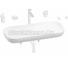 Комплект Wellsee Croquis 201005730 глянцевый белый, матовый белый, 9 в 1