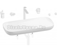 Комплект Wellsee Croquis 201005790 глянцевый белый, матовый белый, 9 в 1