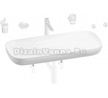 Комплект Wellsee Croquis 201005795 глянцевый белый, матовый белый, 9 в 1