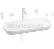 Комплект Wellsee Croquis 201005810 глянцевый белый, матовый белый, 9 в 1