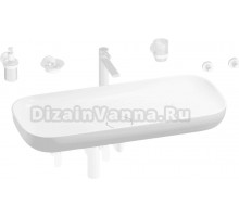 Комплект Wellsee Croquis 201005815 глянцевый белый, матовый белый, 9 в 1