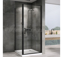 Душевой уголок Abber Sonnenstrand AG04100B-S80B 100x80, профиль черный, стекло прозрачное