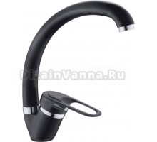 Смеситель для кухни АНТЕЙ Гранит 5970256 черный