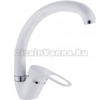Смеситель для кухни АНТЕЙ Гранит 5970257 белый