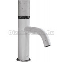 Смеситель для раковины Boheme Stick 121-W-MR-W белый, белый мрамор
