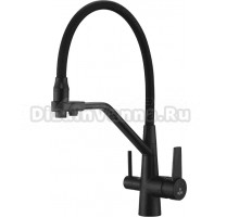 Смеситель для кухни Rose R558H черный