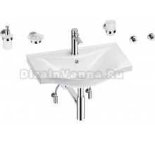 Комплект Wellsee Bisou 201007286 глянцевый белый, хром, 9 в 1