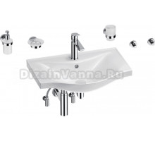 Комплект Wellsee Bisou 201007291 глянцевый белый, хром, 9 в 1